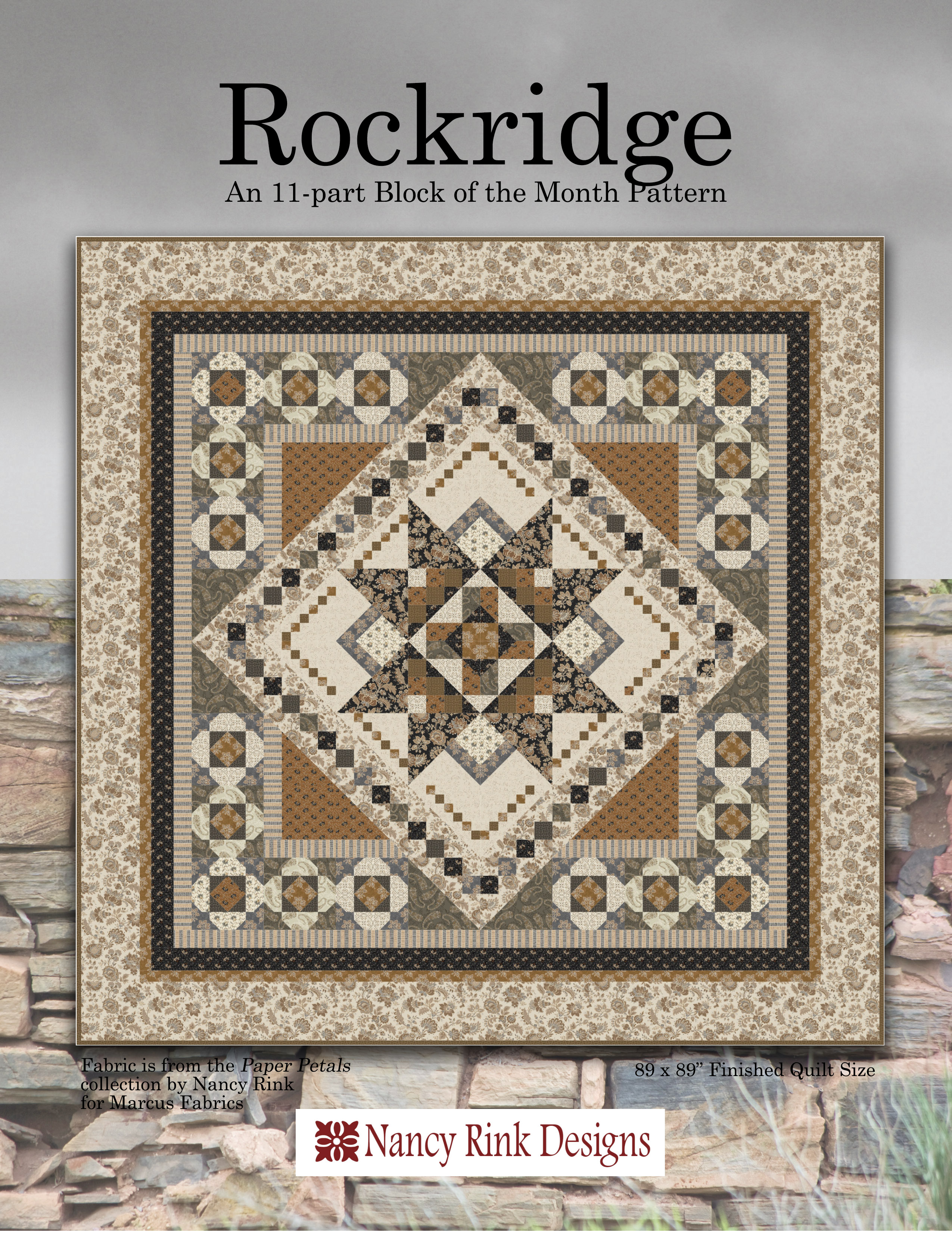 Rockridge 11-Part BOM Pattern Booklet-- Ships Jan 2024